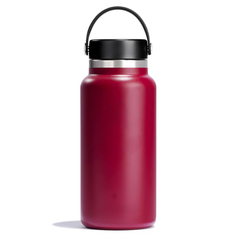 2023 Haifu New Lid Stainless Steel Vacuum Insulated Sports Water Bottles With Handle Straw Outdoor Style