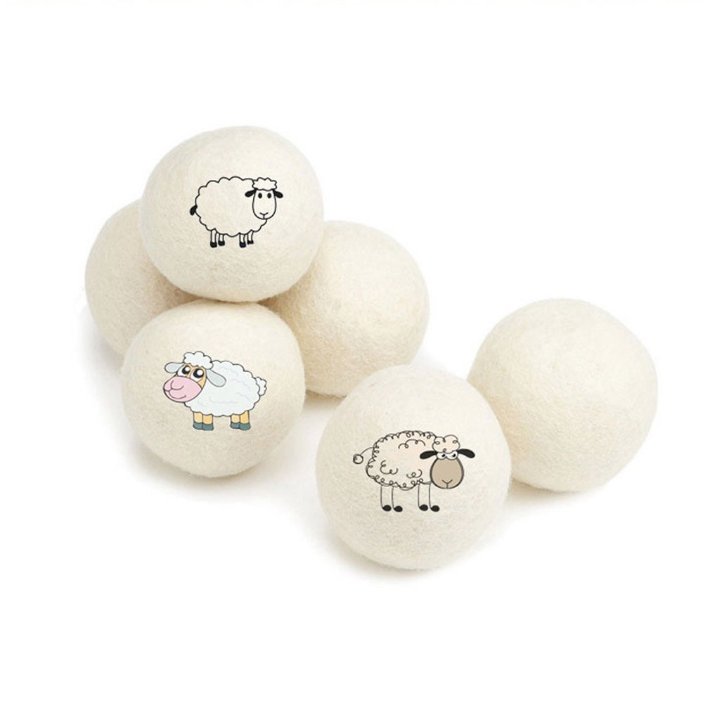 White drying wool felt ball absorbs dirt and deodorizes wool ball dry absorbs water and absorbs moisture felt ball laundry drying ball