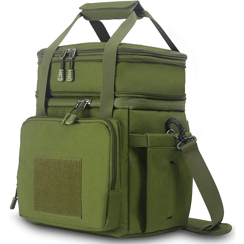 32ML Backpack Cooler Leakproof Insulated Waterproof Backpack Cooler Bag, housing food and drinks in 2 specialized layers.