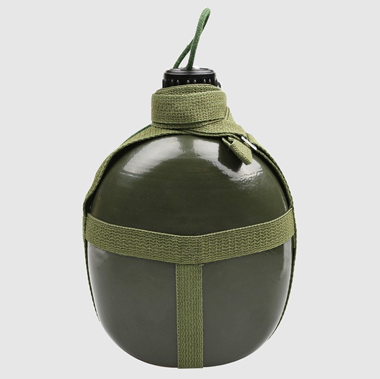 Outdoor aluminum water bottle, Large capacity water bottle for military training, Outdoor adventure water bottle
