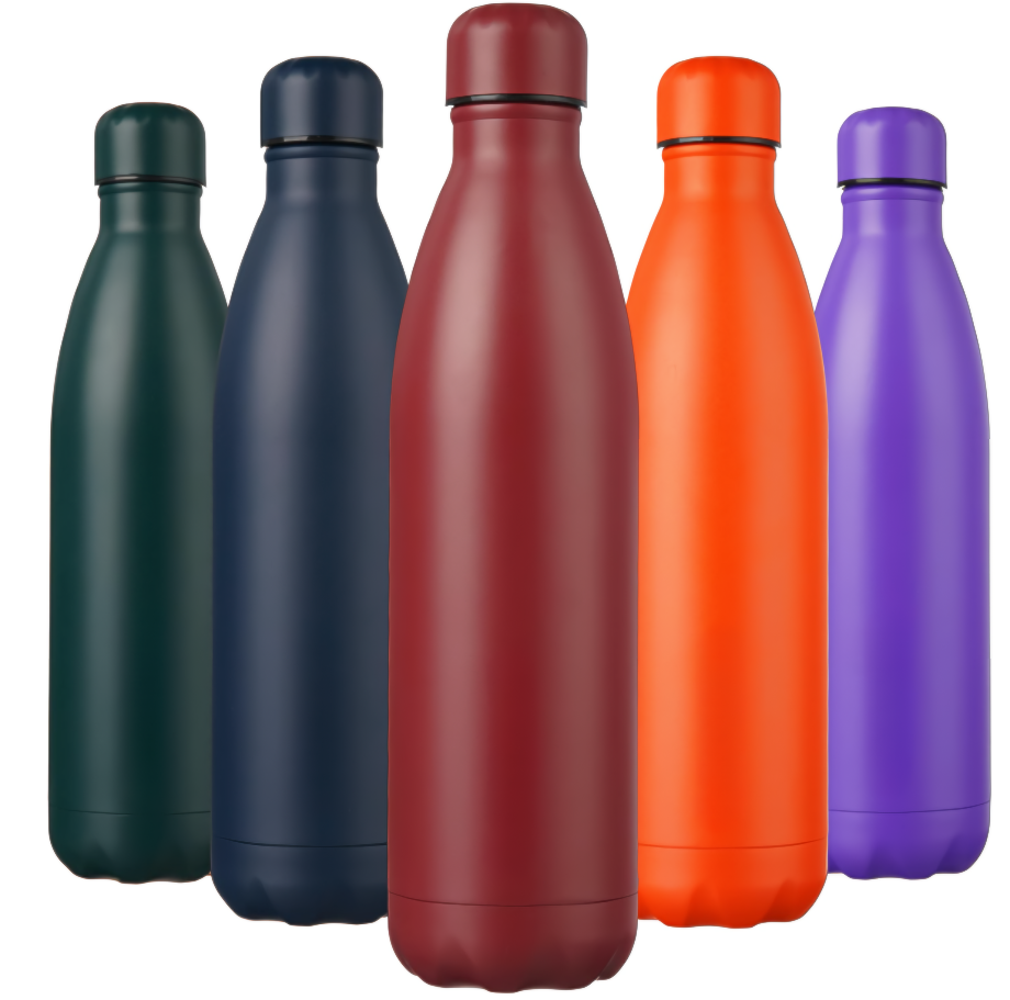 25 OZ Stainless Steel Water Bottle Insulated Sports Water Bottles Keep Cold for 24 Hours and Hot For 12 Hours,Goldenrod