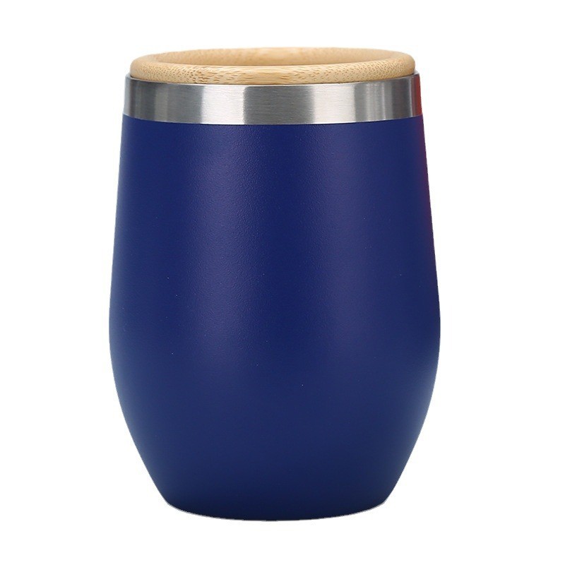 Modern Minimalist Stainless Steel Eggshell Mug Perfect for Home