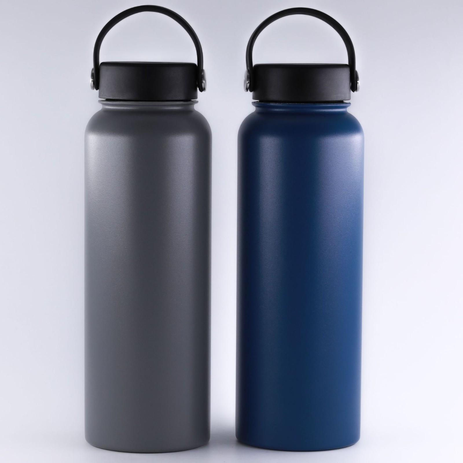 Large Capacity Portable Creative Handle Stainless Steel Sports Water Bottle