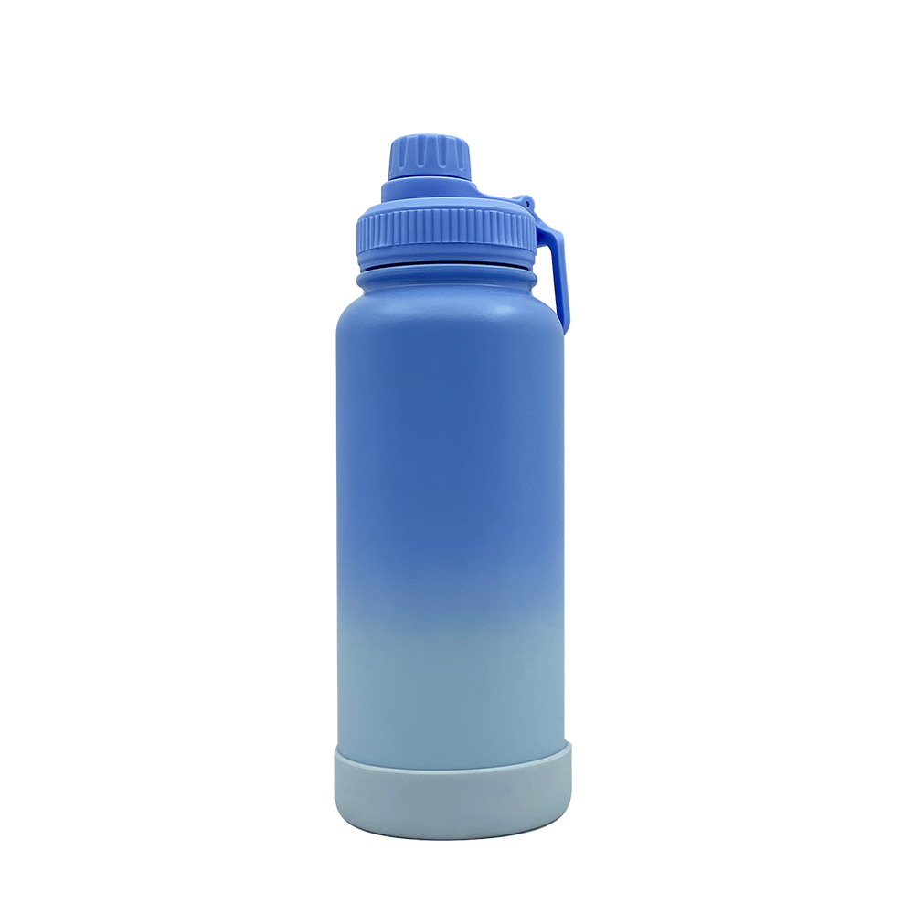 Trendy Gradient Color Stainless Steel Cup for Outdoor Sports Activities