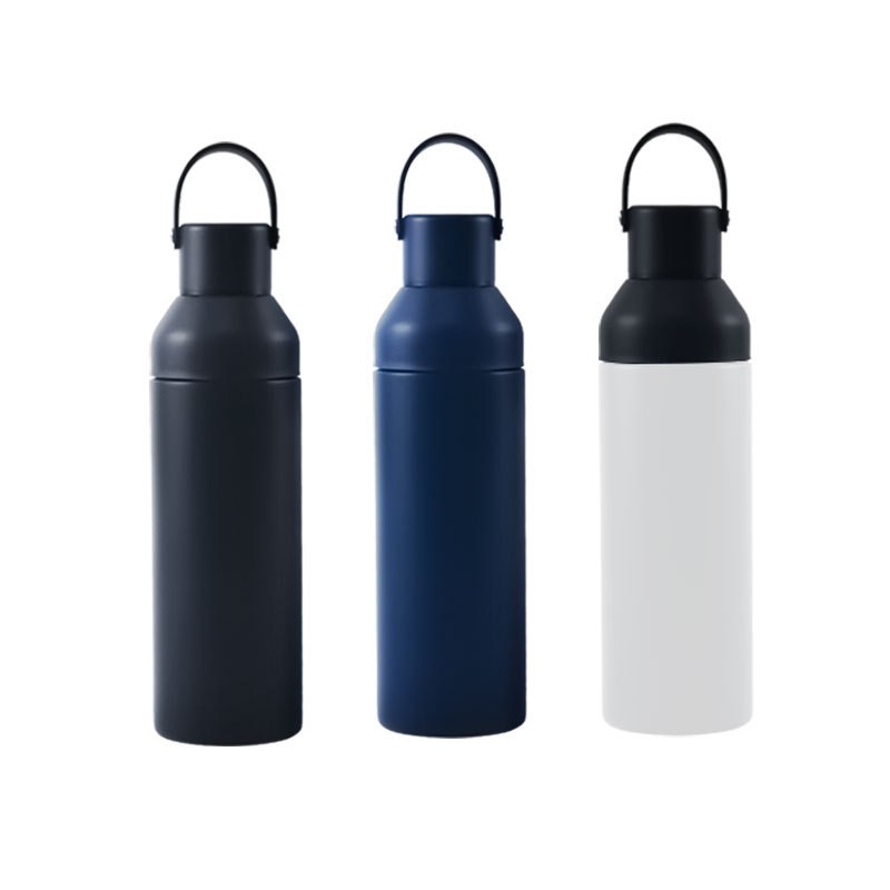 Portable Stainless Steel Water Bottle with Handle for Outdoor Adventure
