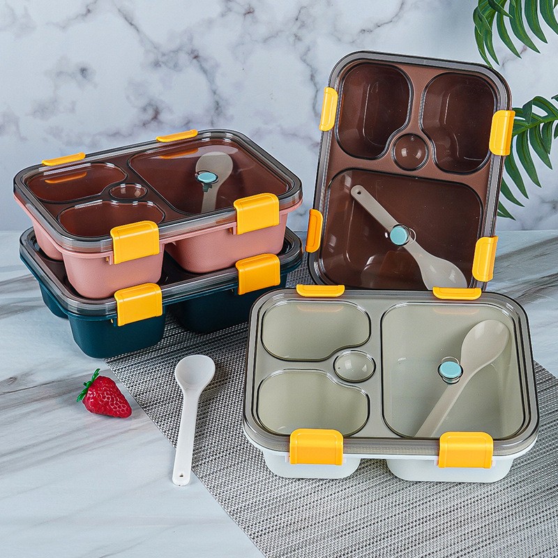 Product Description: Multi - Compartment Leak - Proof Lunch Box