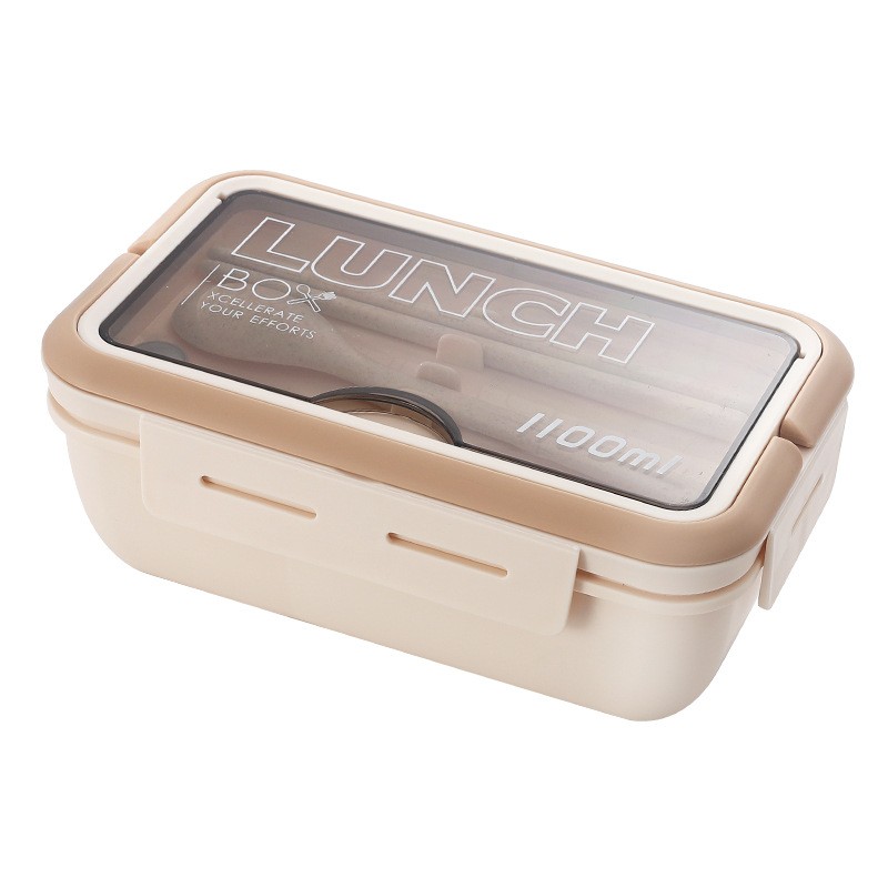 Compact Compartmentalized Lunch Box for on - The - Go Work and Picnics