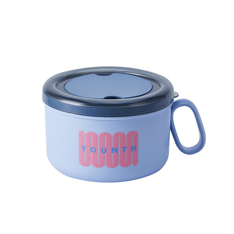 Vibrant Green Youth - Themed Lunch Box with Handle and Leak - Proof Lid for Stylish & Convenient Meal Storage