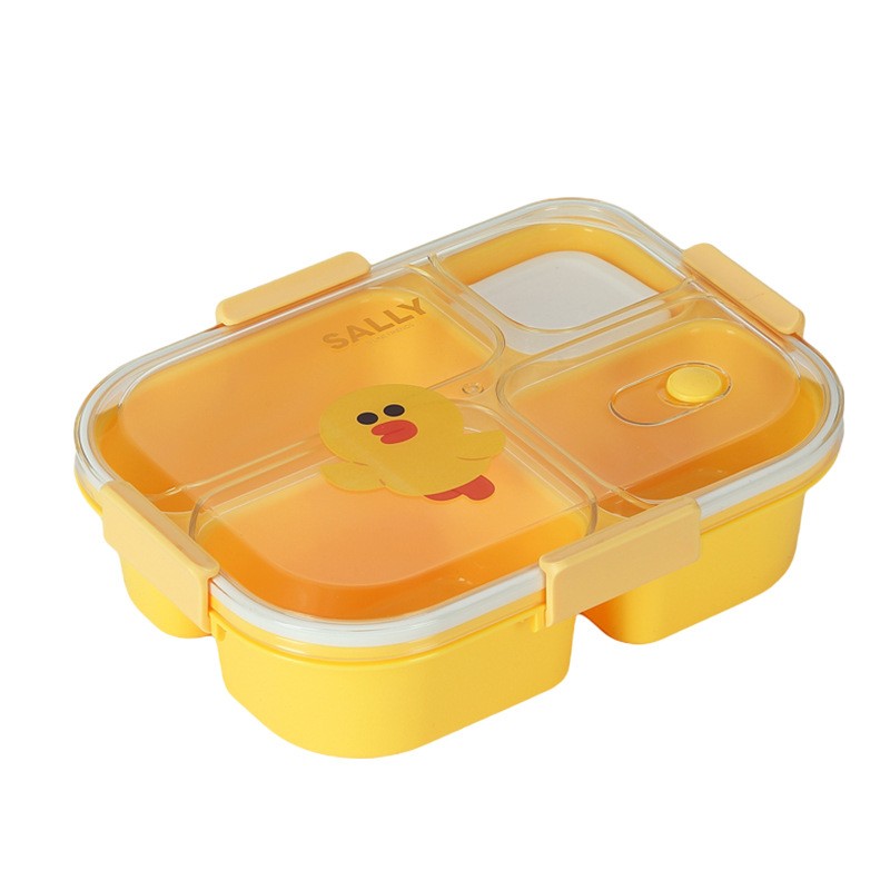 Adorable Line Friends Divided Lunch Box: Ideal for Office, Picnic & Daily Meals