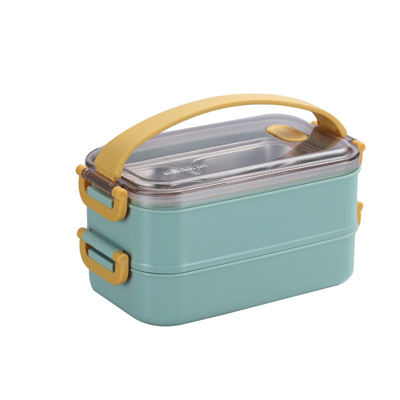 Portable Compartment Lunch Box, Leak-Proof Bento Box for Daily Meal Prep