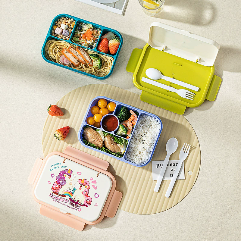 Happy Every Day Cartoon Kids Lunch Box